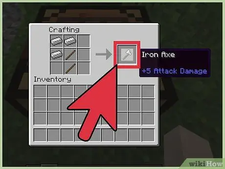 Créer des outils dans Minecraft Étape 2