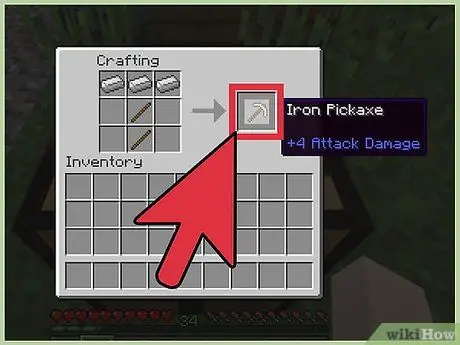 สร้างเครื่องมือใน Minecraft ขั้นตอนที่ 3