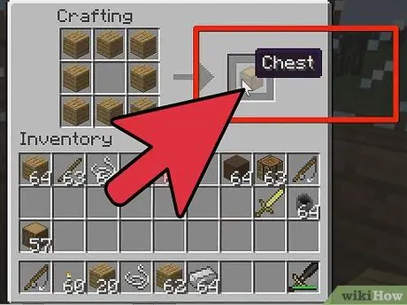 Make a Chest in Minecraft Step 2