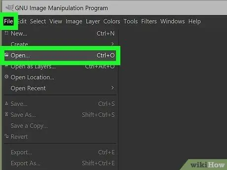 GIMP Paths Tool ашиглан арын дэвсгэрийг арилгах 1 -р алхам