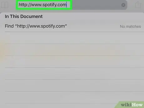 Анулиране на Spotify на iPhone Стъпка 1