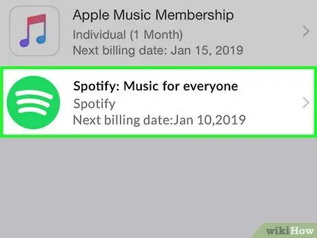 Anulați Spotify pe iPhone Pasul 15