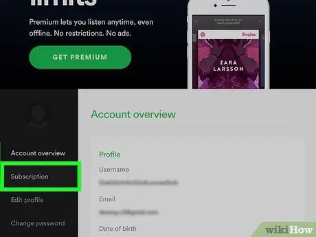 Annuller Spotify på iPhone Trin 6