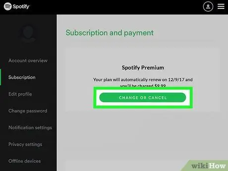 Batalkan Spotify pada iPhone Langkah 7