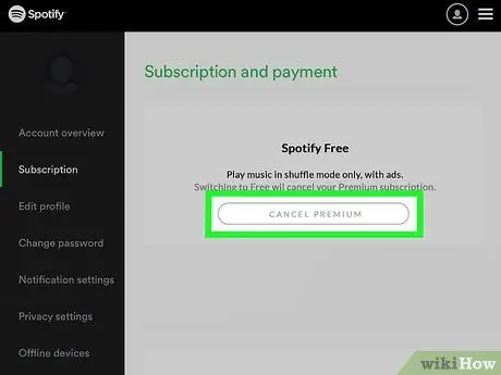 Hủy Spotify trên iPhone Bước 8