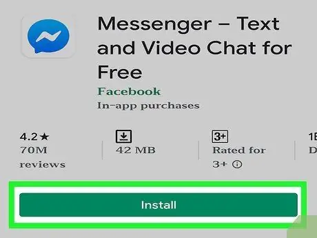 Facebook Messenger 3 -кадамын колдонуңуз