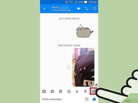 השתמש ב- Facebook Messenger שלב 45