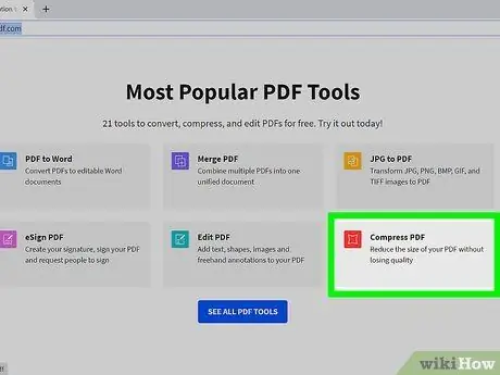 PDF Dosya Boyutunu Küçült 2. Adım