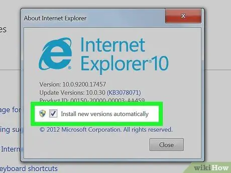 Atnaujinkite „Microsoft Internet Explorer“11 veiksmą