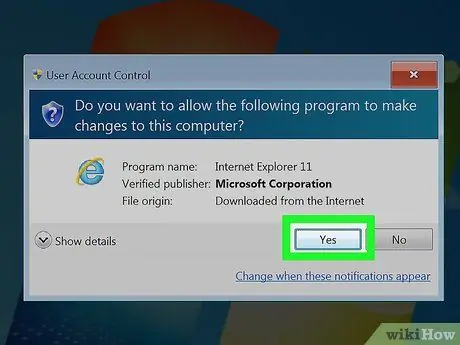 Actualitzeu el pas 5 de Microsoft Internet Explorer