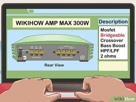 Puentear un amplificador Paso 1