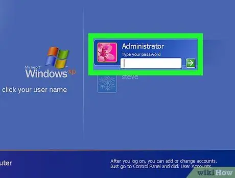 Melden Sie sich bei Windows XP mit dem standardmäßigen leeren Administratorkennwort an Schritt 10