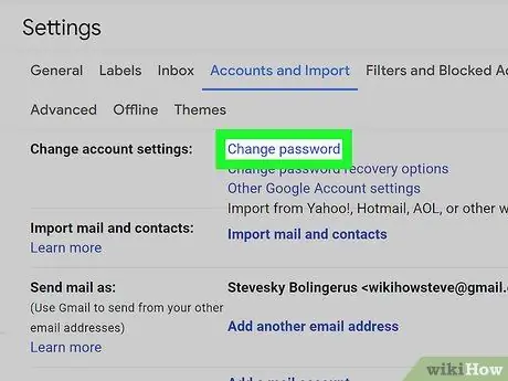 เปลี่ยนรหัสผ่าน Gmail ของคุณ ขั้นตอนที่ 5