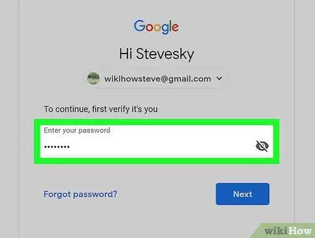 Promijenite lozinku za Gmail 6. korak