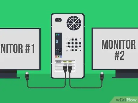 I-set up ang Dalawang Mga Monitor ng Computer Hakbang 6
