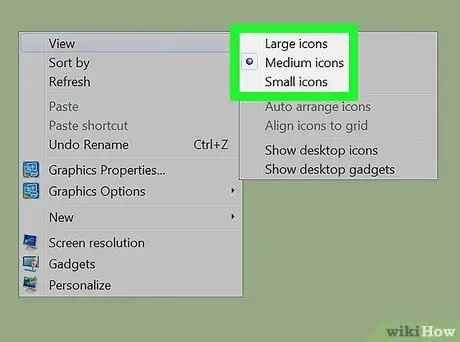Gawing mas Malaki ang Mga Icon ng Desktop Hakbang 7