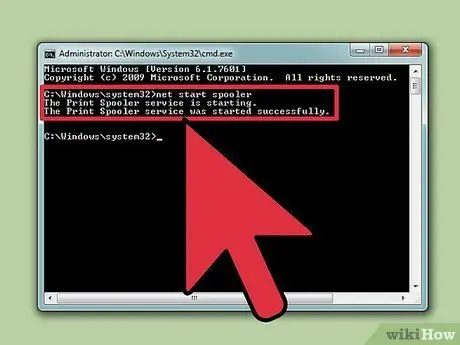 Ustavite tiskanje v tiskalniku v računalniku z operacijskim sistemom Windows 6. korak