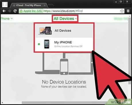 Pratite iPhone uz Find My iPhone Korak 7