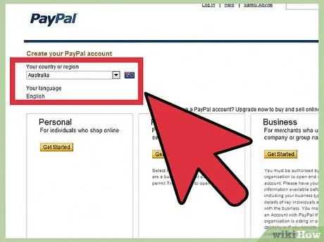 Configurar una cuenta de PayPal Paso 3