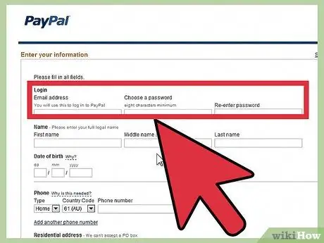 Postavljanje PayPal računa Korak 5