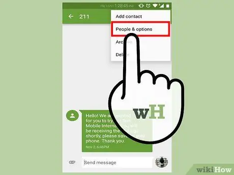 Blokovat textové zprávy pro Android Krok 10