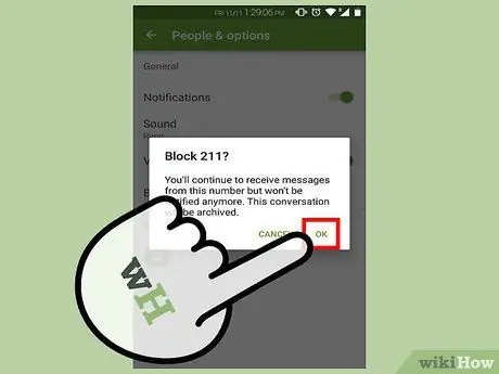 Bloquer les SMS Android Étape 12