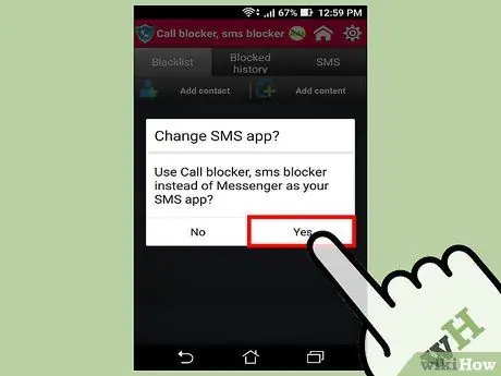 Bloquear mensajes de texto de Android Paso 19