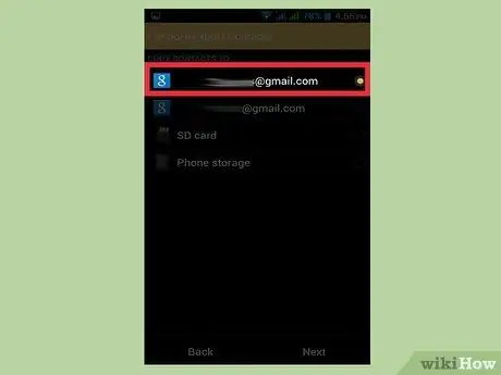 अपने Google खाते में अपने Android संपर्कों का बैकअप लें चरण 11