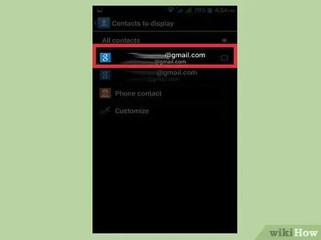 Cadangkan Kontak Android Anda ke Akun Google Anda Langkah 4