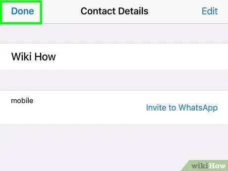 Ajouter un contact sur WhatsApp Étape 9