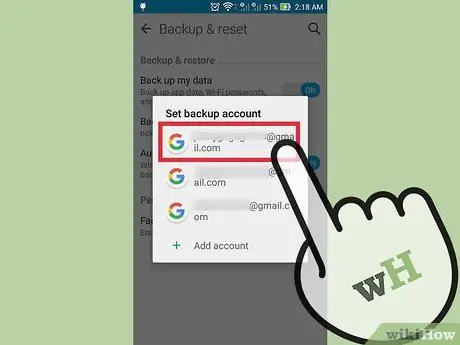 Hacer una copia de seguridad de un teléfono Android en Google Cloud Paso 6