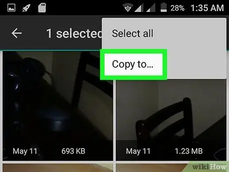 Ilipat ang Mga Larawan mula sa Android patungong SD Card Hakbang 9