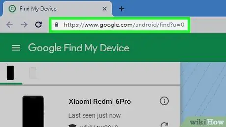 Masuk ke Perangkat Android Terkunci Anda Langkah 1