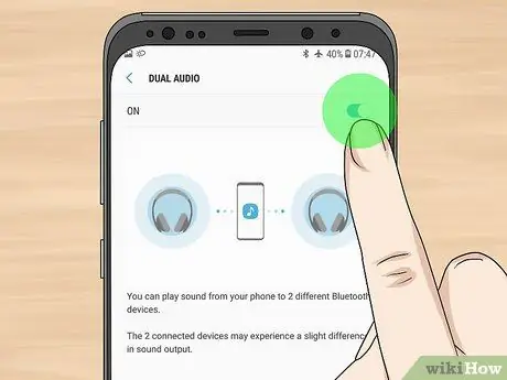 Sambungkan Dua Pembesar Suara Bluetooth pada Samsung Galaxy Langkah 8