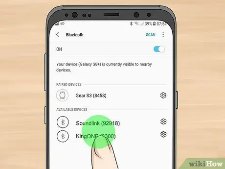 Pripojte dva reproduktory Bluetooth k Samsung Galaxy Krok 5