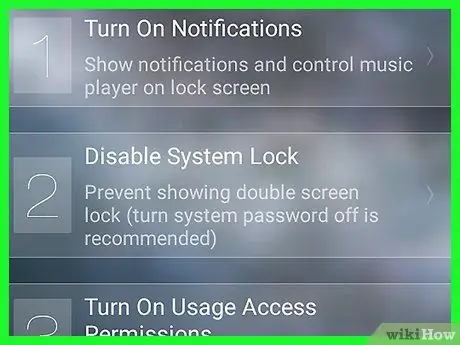 Supprimer le bouton d'appel d'urgence sur Android Étape 7