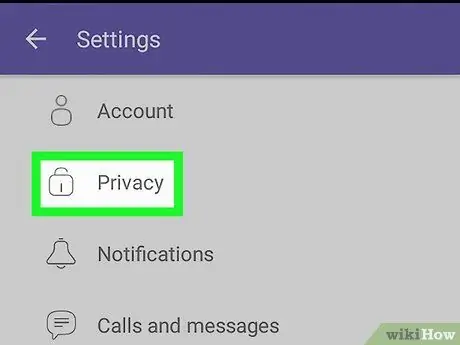 Buka Blokir Seseorang di Viber di Android Langkah 10