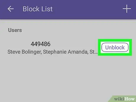 Entsperren Sie jemanden auf Viber auf Android Schritt 12