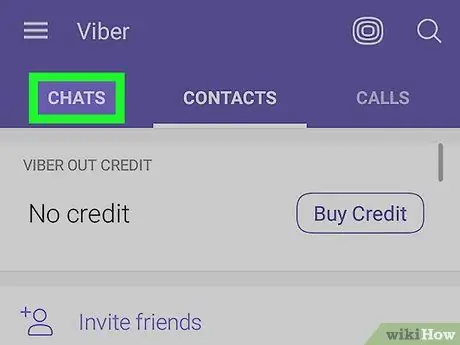 Deblokirajte nekoga na Viberu na Androidu Step 2