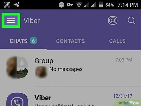 Deblokirajte nekoga na Viberu na Androidu Step 8