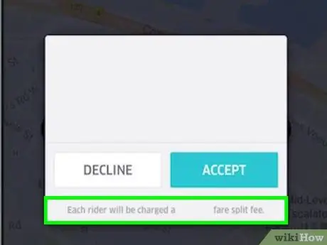 Een Uber-tarief splitsen Stap 10