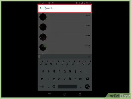 Keressen üzeneteket a WhatsApp alkalmazásban 10. lépés