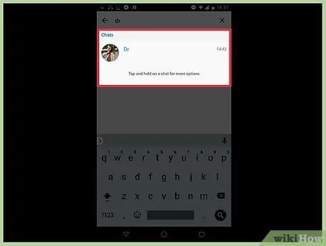 Rechercher des messages sur WhatsApp Étape 11