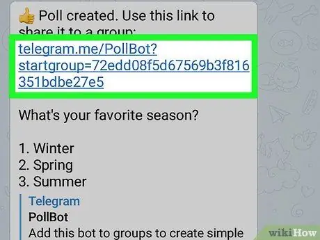 Lumikha ng Poll sa Telegram sa Android Hakbang 10