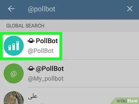Lumikha ng Poll sa Telegram sa Android Hakbang 4