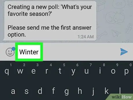 Lumikha ng Poll sa Telegram sa Android Hakbang 7