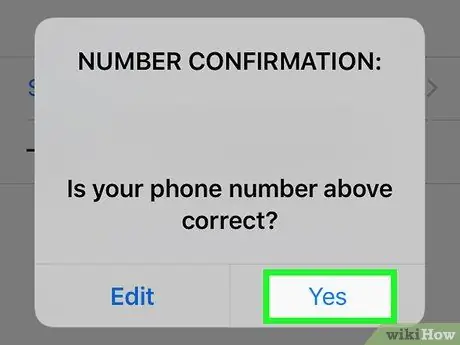 Patunayan ang isang Numero ng Telepono sa WhatsApp Hakbang 6