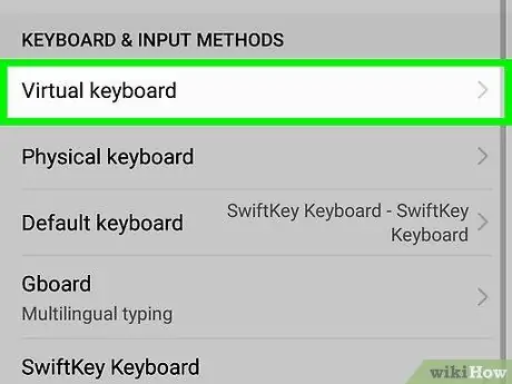 Alterar o idioma do teclado no Samsung Galaxy Passo 4