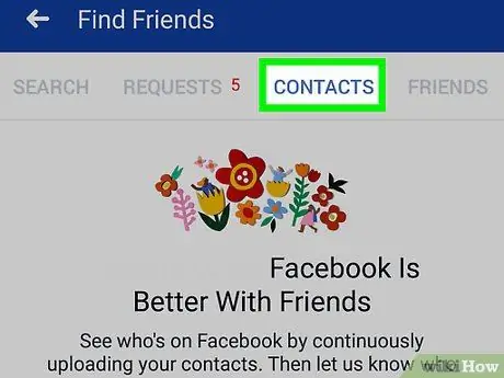 Sync Facebook Contacts rau Galaxy S8 Kauj Ruam 4