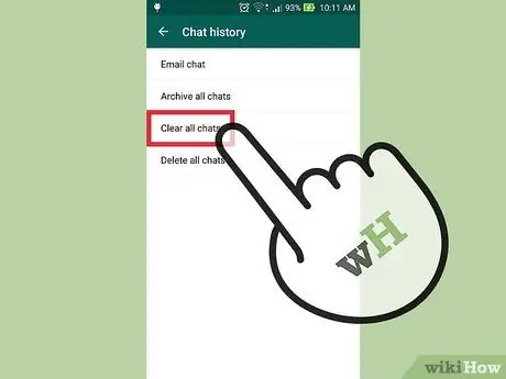 Очистить данные в WhatsApp Шаг 11